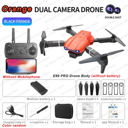 2024 E99Pro RC Drone 4K Professinal With 1080P Wide Angle HD Camera