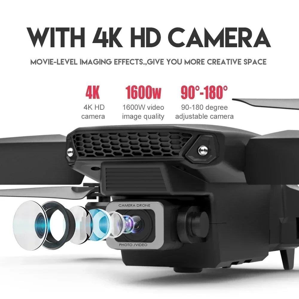 2025 New E88 Pro WIFI FPV Drone Wide Angle HD 4K/1080P Camera  Height