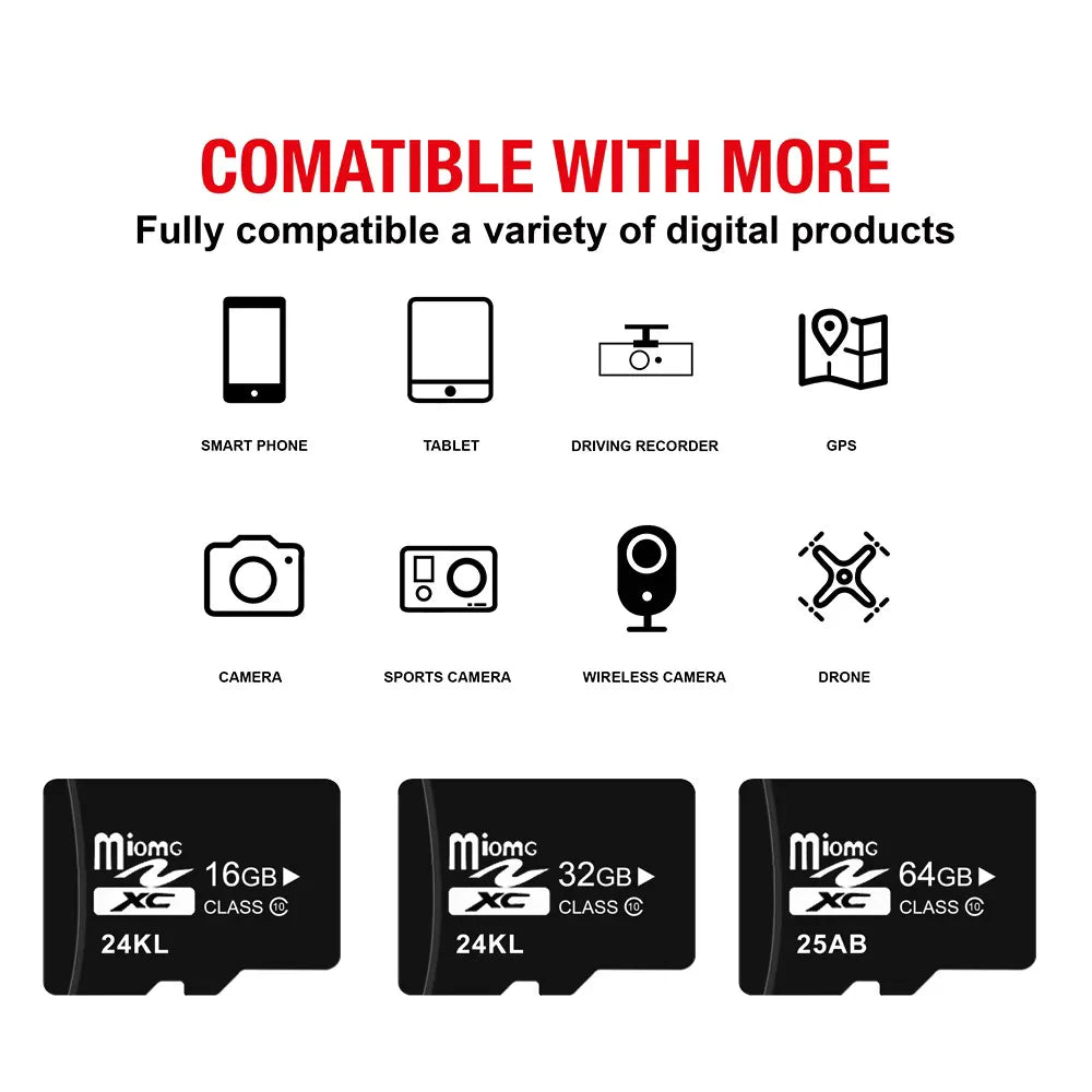 10 Categories High-speed Memory card 4GB 8GB 16GB 32GB 64GB 128GB sd