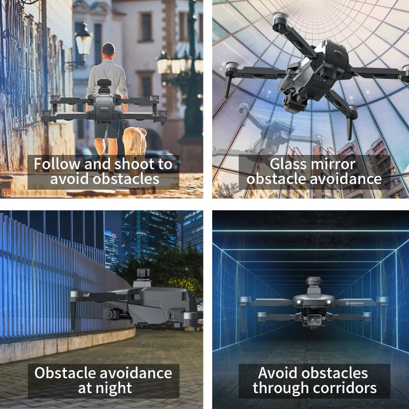 2024 New L600 PRO MAX GPS Drone 5KM 4K Professional HD Dual Camera