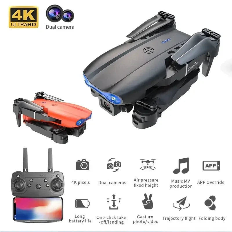 2024 E99Pro RC Drone 4K Professinal With 1080P Wide Angle HD Camera