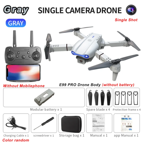 2024 E99Pro RC Drone 4K Professinal With 1080P Wide Angle HD Camera