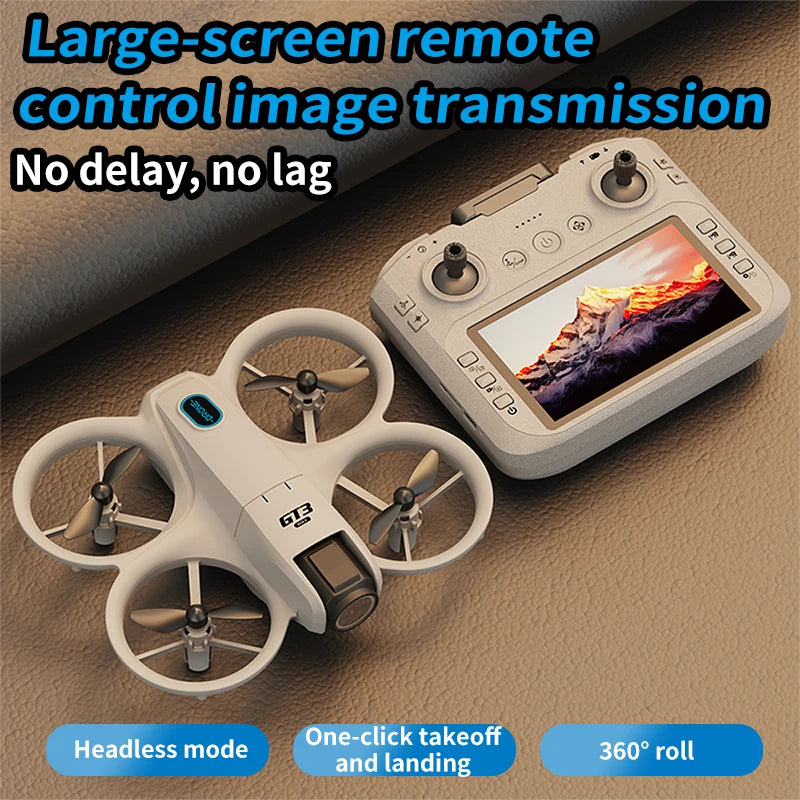 2026New GT3 MAX Drone 8K HD 4.3" Remote Control Headless Mode