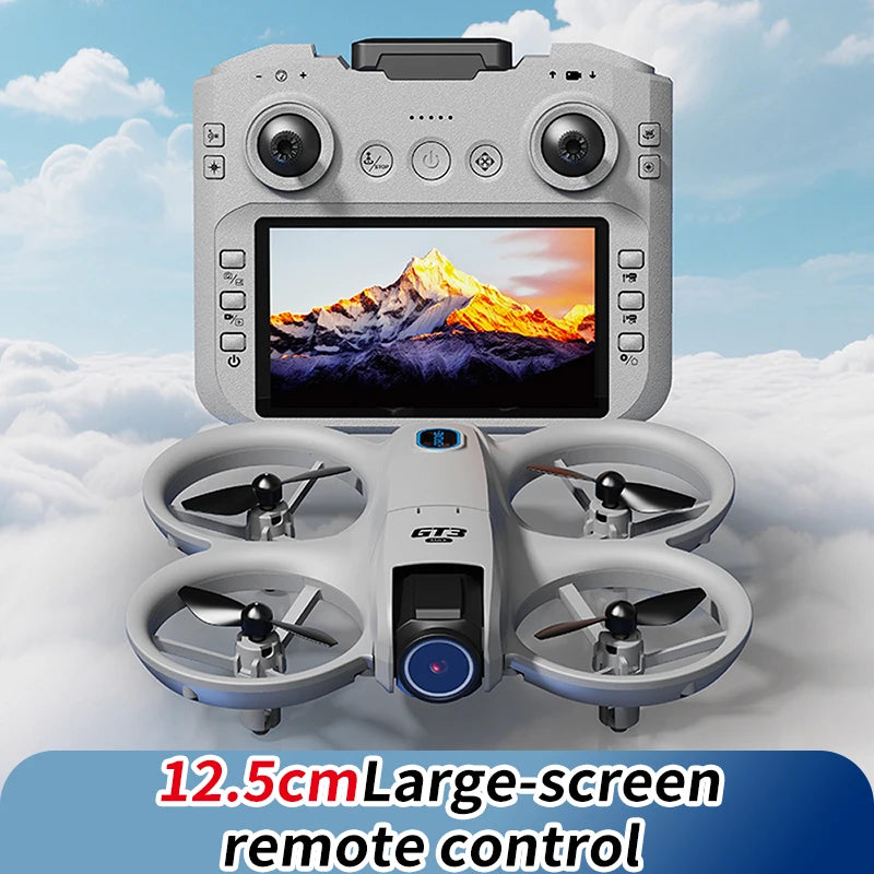 2026New GT3 MAX Drone 8K HD 4.3" Remote Control Headless Mode